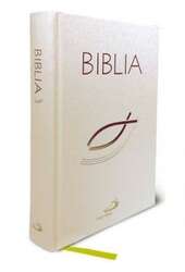 Biblia z rybką - biała z paginatorami TW