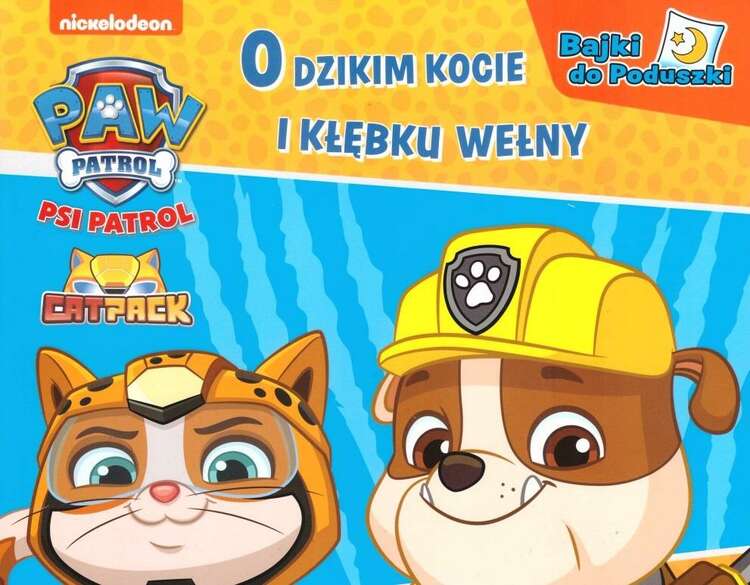 Psi Patrol Bajki do poduszki część 9.O dzikim kocie i kłębku wełny