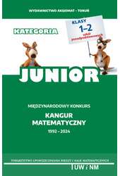 Matematyka z wesołym kangurem kategoria Junior 2024