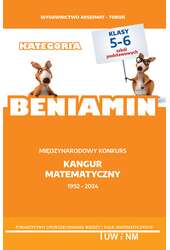 Matematyka z wesołym kangurem kategoria Beniamin 2024