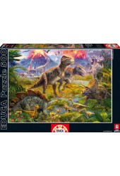 Puzzle 500 Dinozaury