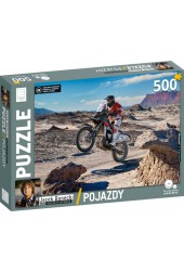Puzzle Pojazdy - Motocykl 500