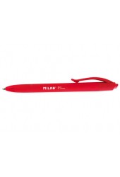 Długopis Milan p1 rubber touch czerwony