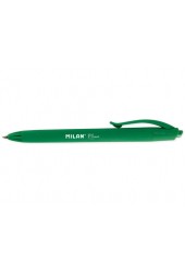 Długopis Milan P1 rubber touch zielony 25 sztuk