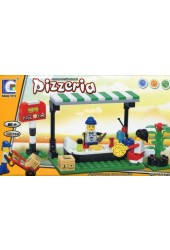 Klocki Ligao Pizzeria 107 elementów