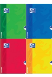 Zeszyt  A5 Oxford Open Flex w kratkę 60 kartek 5 sztuk mix