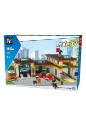 Klocki Blocki MyCity Stacja Obsługi 686 elementów