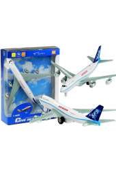 Samolot pasażerski jeździ świeci gra biały 1:200