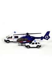 Teama pojazdy ratunkowe Policja 1:48