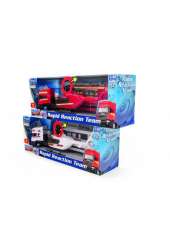 Teama pojazdy ratunkowe Policja białe 1:48