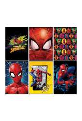 Zeszyt A4 w kratkę 54 kartki Spider-Man 10 sztuk mix