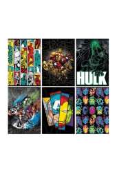 Zeszyt A4 w kratkę 54 kartki Avengers 10 sztuk mix