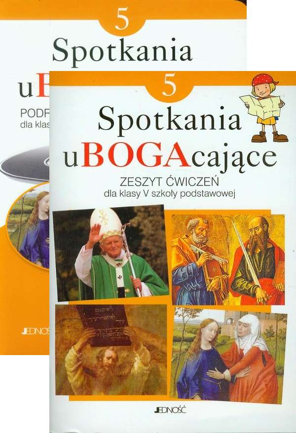 [Zestaw] 2x Spotkania uBOGAcające 5 Religia Podręcznik + Zeszyt ćwiczeń