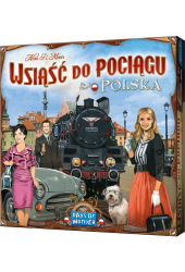 Gra Wsiąść do pociągu Polska kolekcja map 6. 5