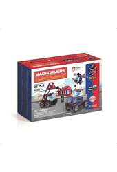 Magformers Zestaw policyjny i ratunkowy 26 elementów