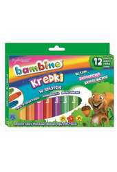 Kredki w sztyfcie Bambino 12 kolorów